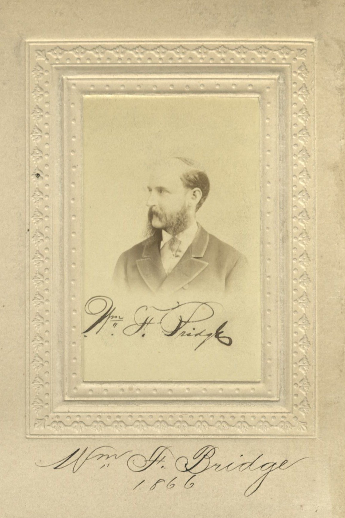 Member portrait of William F. Bridge